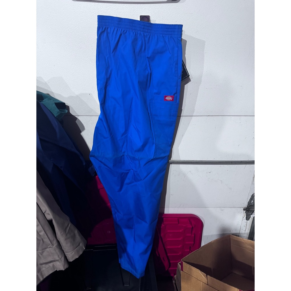 Dickies Mens Royal Blue Medical Scrub Pants Cargo Pocket 5XL 850506 RYLZ